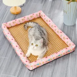 Cool Summer Bed Mat for Cats Soft Pet Sleeping Pad