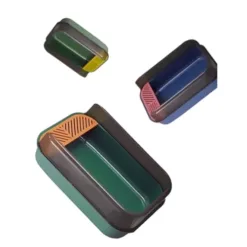 MICOSON Cat Litter Tray, Sturdy, High-Side, Splash-Proof Container, Convenient, Clean, and Doesn’t Dirt the House