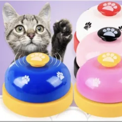 Pet Training Bell Toy for Cats with Footprint Pattern