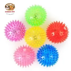 Cat Ball Toy – Glowing Spiked Ball
