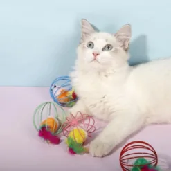 Cat Mouse Toy, Cage Mouse Toy, Fun Interactive Cat Toy